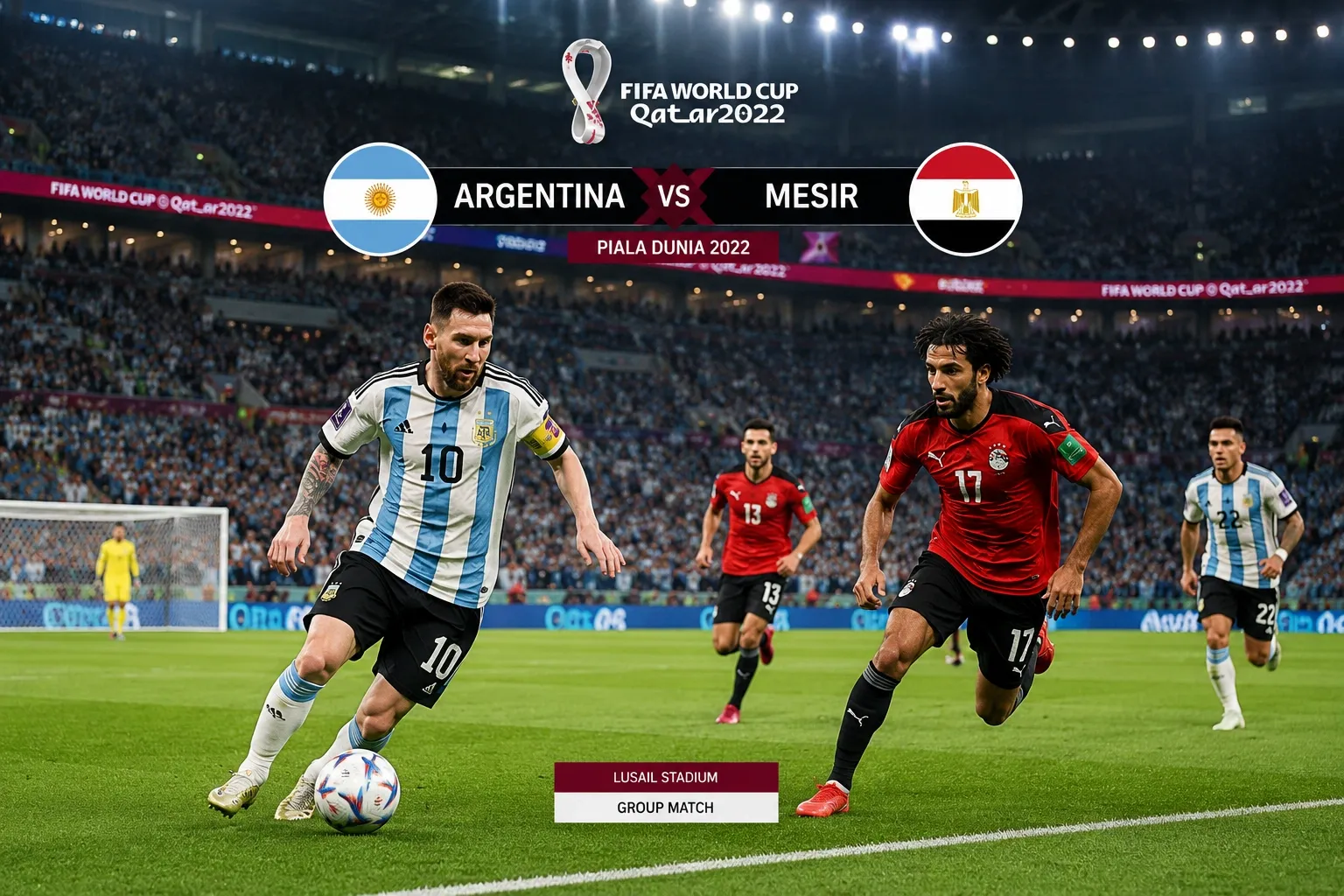 Argentina vs Mesir: Drama Sepak Bola di Piala Dunia 2026