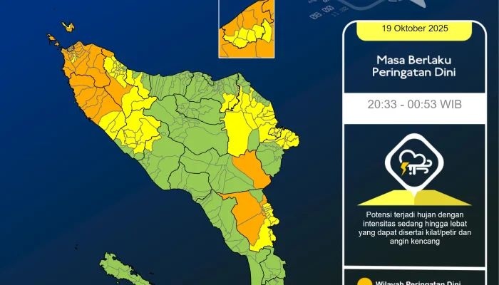Badan Meteorologi, Klimatologi, dan Geofisika (BMKG) Peringatkan Hujan Lebat dan Angin Kencang di Wilayah Indonesia
