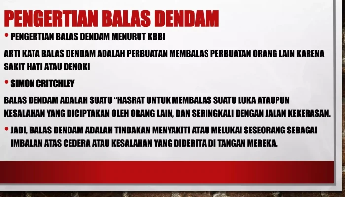 Bentuk Balas Dendam yang Berbeda: Dari Kasus Kriminal hingga Transformasi Pribadi