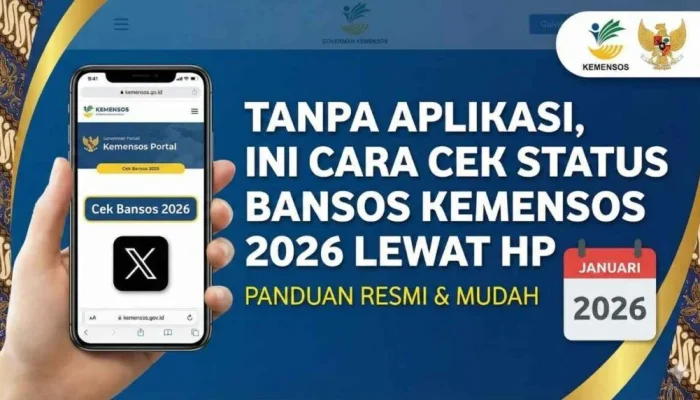 Cara Cek Bansos Kemensos dengan NIK KTP, Ketahui Jadwal Pencairan Bansos Juli-September 2026