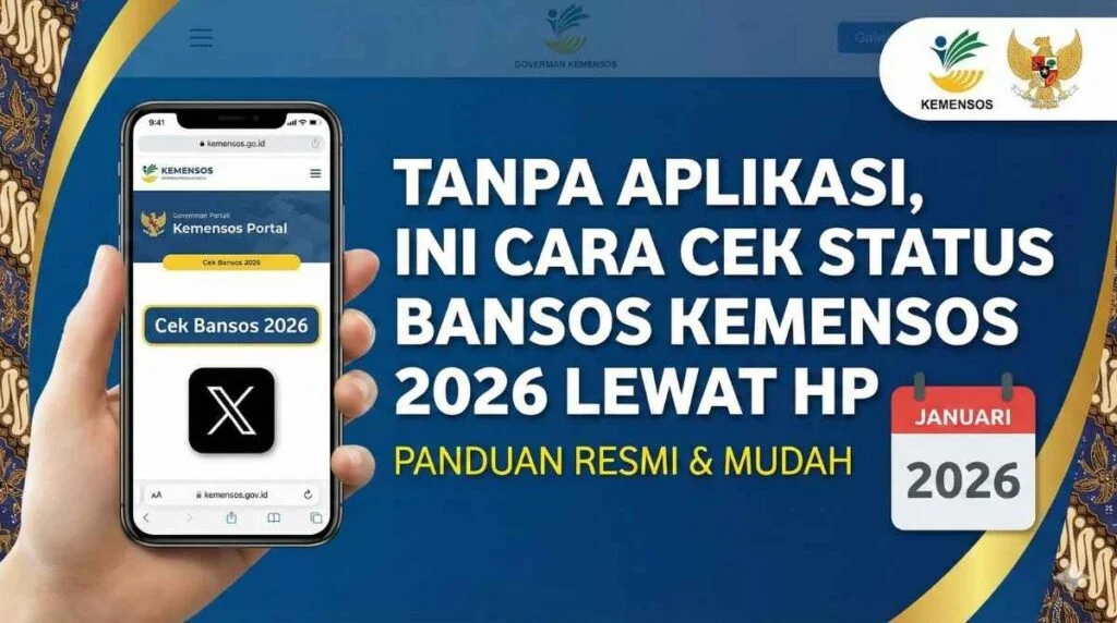 Cara Cek Bansos Kemensos dengan NIK KTP, Ketahui Jadwal Pencairan Bansos Juli-September 2026