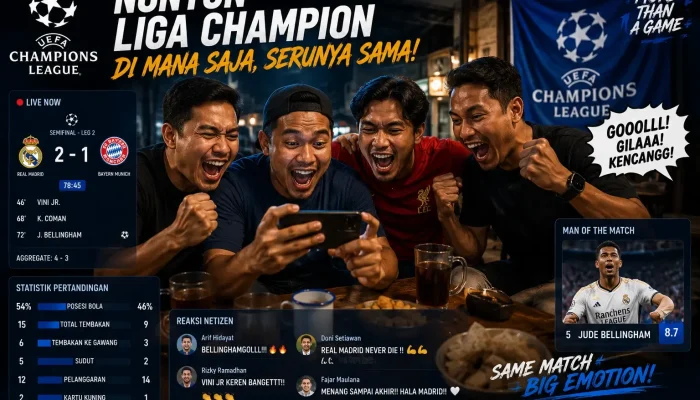 Cara Nonton Liga Champions: Panduan Menonton Pertandingan Favorit Anda