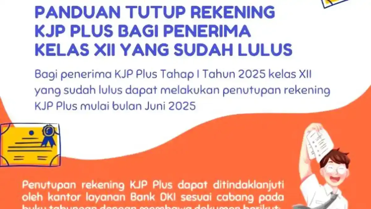 Cara Tutup Rekening KJP Plus Bagi Siswa yang Sudah Lulus Sekolah