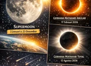 Fenomena Langit Agustus 2026: Gerhana Matahari Total, Hujan Meteor, dan Pesona Bulan
