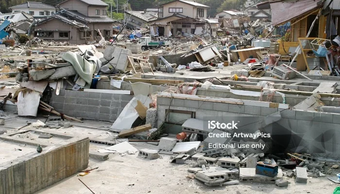 Gempa Bumi di Jepang dan Indonesia, Kerusakan Parah dan Korban Jiwa