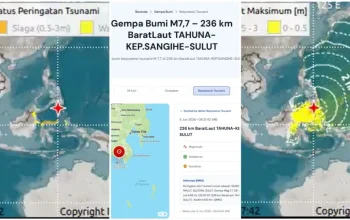 Gempa Dahsyat M7,7 di NTT, BMKG Perkirakan Tsunami Setinggi 3 Meter Terjang Tiga Provinsi