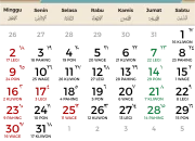 Kalender Agustus 2026: Hari Libur, Cuti, dan Long Weekend