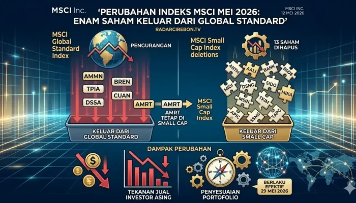 MSCI Keluarkan Dua Saham Indonesia dari Global Standard Index, Simak Dampaknya