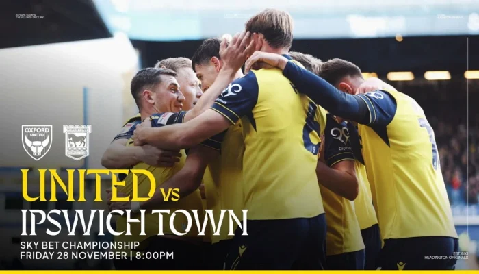 Oxford United Siap Tantang Ipswich Town di Laga Persahabatan