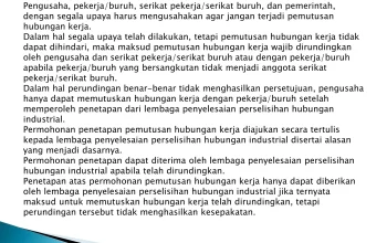 Pemutusan Hubungan Kerja: Tantangan dan Upaya Pemerintah dalam Melindungi Pekerja