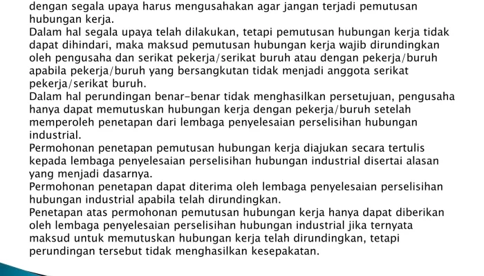 Pemutusan Hubungan Kerja: Tantangan dan Upaya Pemerintah dalam Melindungi Pekerja