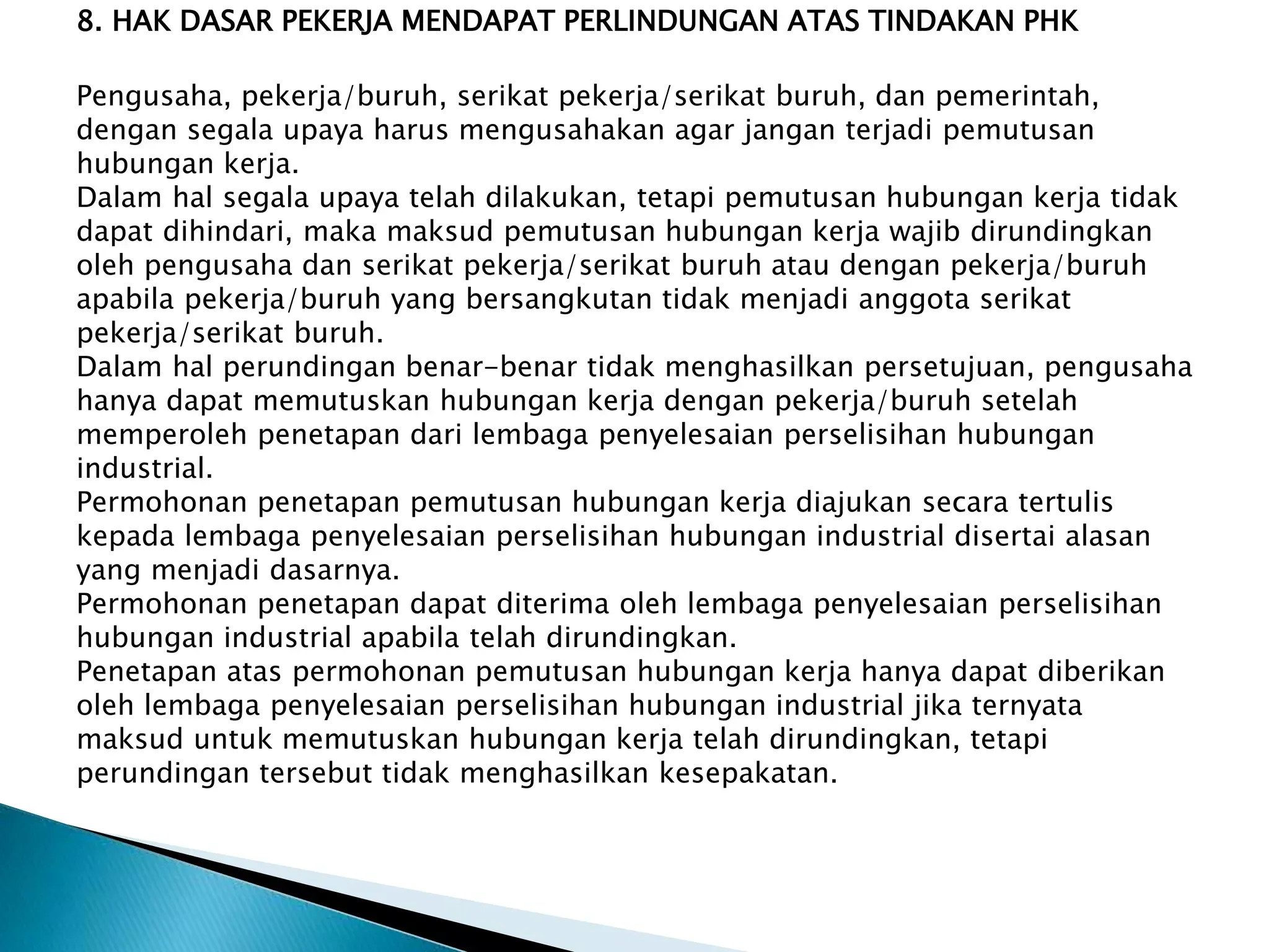 Pemutusan Hubungan Kerja: Tantangan dan Upaya Pemerintah dalam Melindungi Pekerja