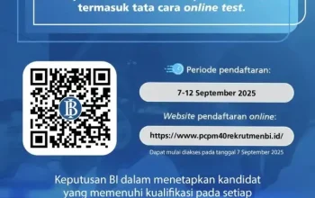 Penerimaan PCPM BI Angkatan 41: Kesempatan Berkarier di Bank Indonesia