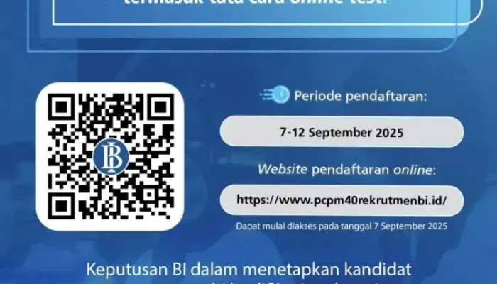 Penerimaan PCPM BI Angkatan 41: Kesempatan Berkarier di Bank Indonesia