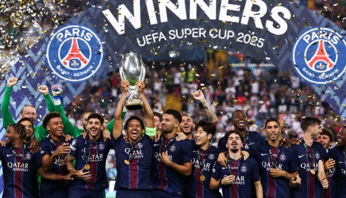 PSG Pertahankan Gelar Piala Super Eropa Usai Mengalahkan Aston Villa 2-1