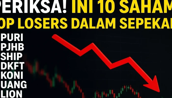 Saham BACH Tidak Stabil, Ini 10 Saham Top Losers pada 3-7 Agustus 2026