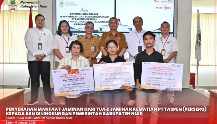 Taspen Salurkan Manfaat Pensiun kepada Pejabat Negara dan Ahli Waris