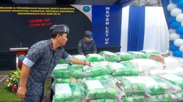 TNI AL Musnahkan 1,3 Ton Ketamin, 13 Juta Warga Selamat dari Narkoba