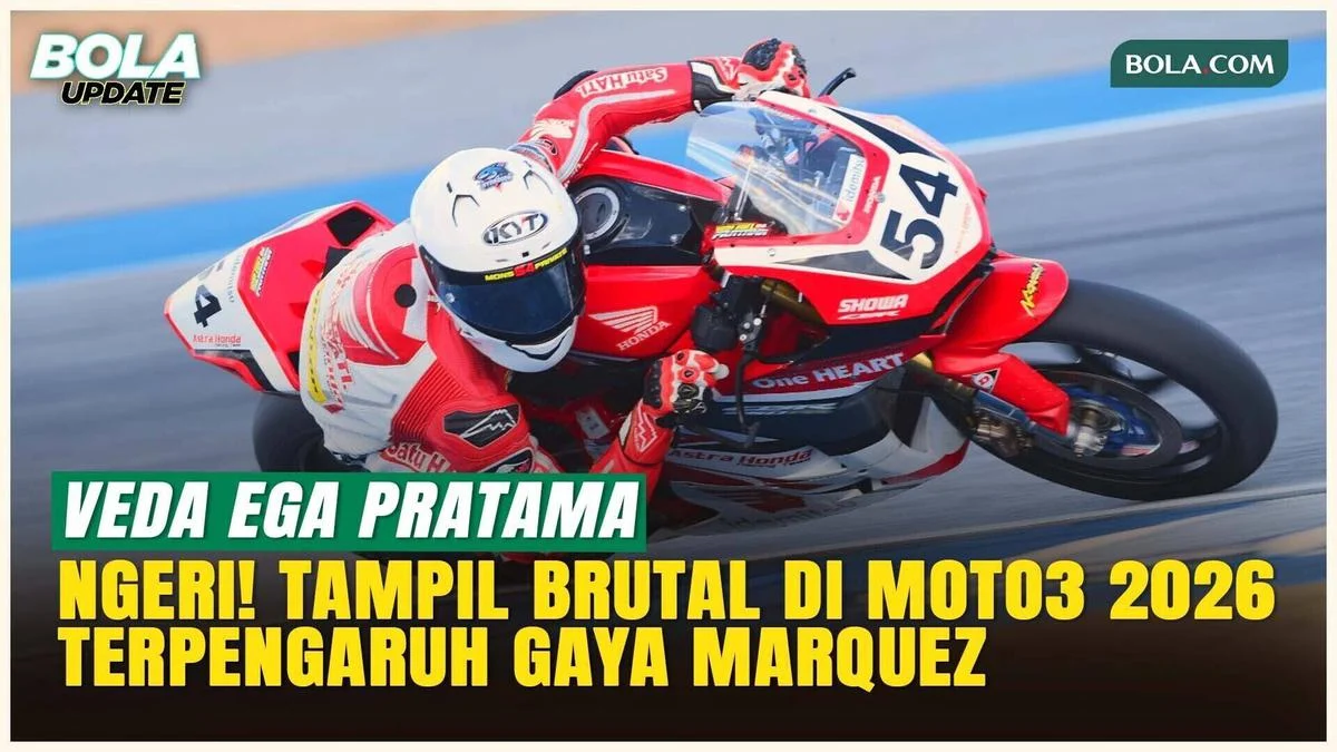 Veda Ega Pratama Siap Menggila di Moto3 Inggris 2026